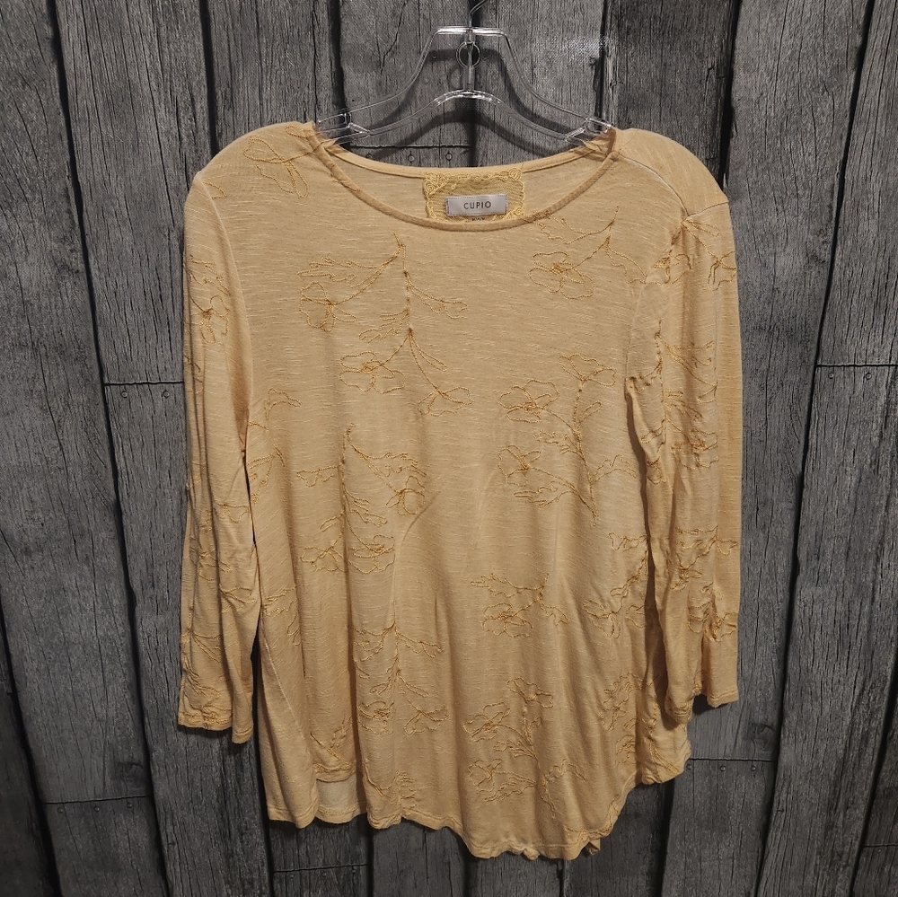 Cupio Light‎ Yellow Ladies Shirt